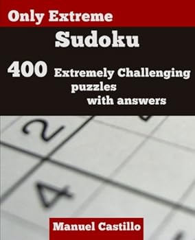 Paperback Only Extreme Sudoku: 400 Extremely Challenging Puzzles Book