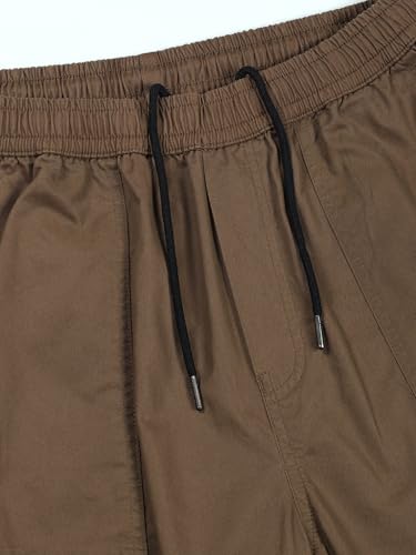 Image of Thomas Scott Men's | Solid | Light Weight | Breathable Fabric | 6 Pockets | Mid Rise | Loose Fit | 100% Cotton | Elasticated | Chino Trouser | Pants