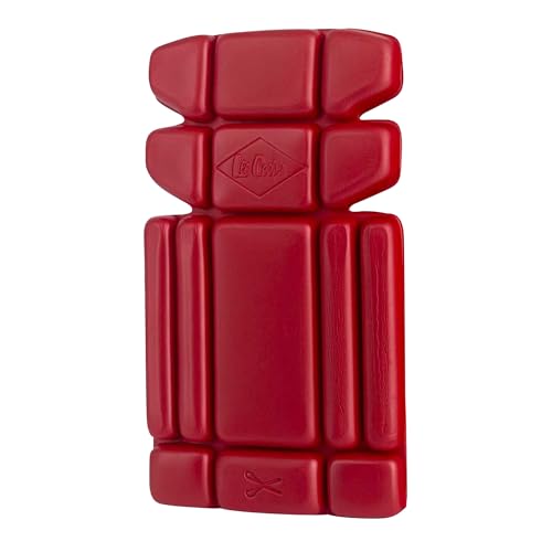 Lee Cooper Pour des hommes Vêtements de travail ergonomique en polyéthylène forte sécurité au travail flexible Inserts Genou Pads, rouge, Taille unique