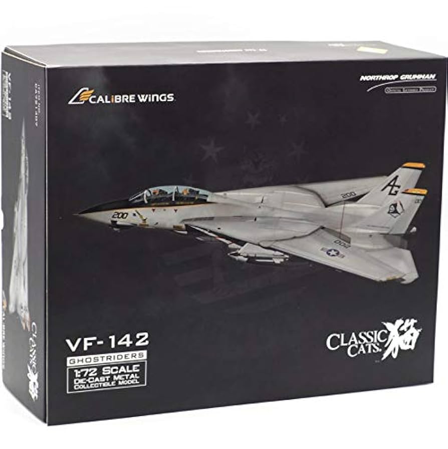 Calibre Wings 1/72 F-14A トムキャット VF-142 Amazon.com: Calibre Wings F-14A Tomcat VF-142 Ghost Riders