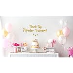 Back By Popular Demand Gold Glitter Banner - Welcome Home Party Decorations - Funny Homecoming Party Supplies, Ideas, and Gifts - Image 2