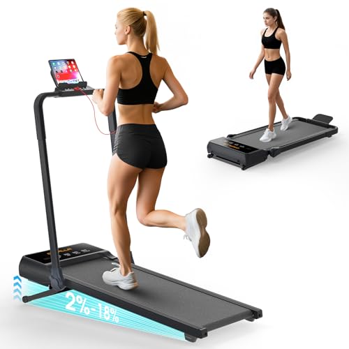 Walking Pad Laufband für Zuhause Klappbar - 3,5 PS Leise Laufbänder mit Automatische 12-stufiger Neigung LED-Display und Griff, bis 1-12 km/h Kompakte Elektrisches Treadmill for Home Kleines Walking Pad Laufband für Zuhause Klappbar - 3,5 PS Leise Laufbänder mit Automatische 12-stufiger Neigung LED-Display und Griff, bis 1-12 km/h Kompakte Elektrisches Treadmill for Home Kleines