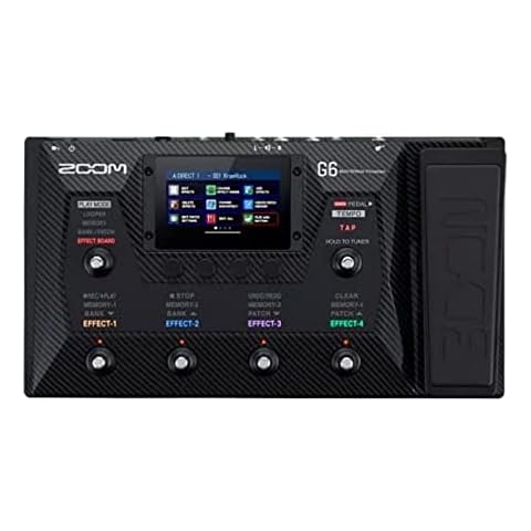 Zoom G6 Multi-Effects Processor for Guitarists Cover