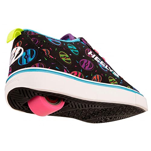 HEELYS Girls Pro 20 Prints Skate Sneaker Blk/Mlt 4 Medium US3