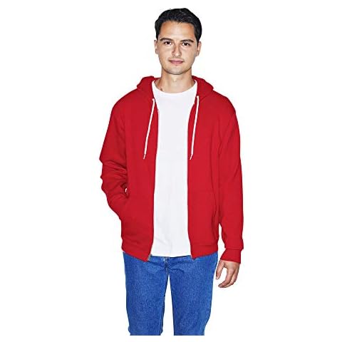 Sweat à Capuche American Apparel Rouge Cover