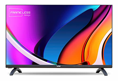 Image of VW 60 cm (24 inches) Premium Frameless Series HD Ready LED TV VW24AFL (Black)