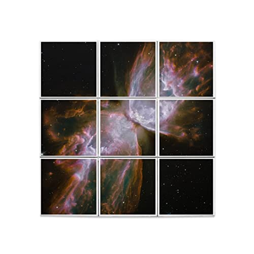 Carreaux céramique astronomie espace et galaxie décoratifs format 60 x 60 cm
