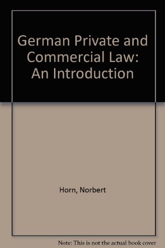German Private and Commercial Law: An Introduction