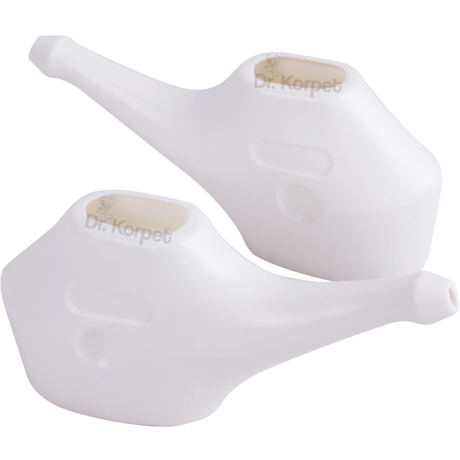 non-breakable plastic jal neti pot neti lota for nasal cleansing sinus and passages for Health, neti kriya kit (Pack of 2(two))