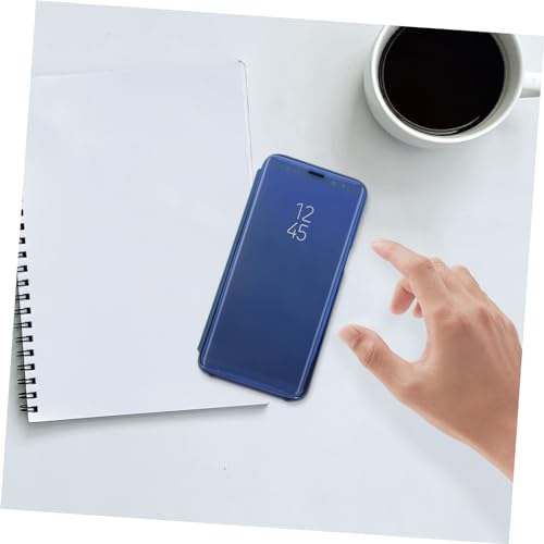 Coque de smartphone compatible UPKOCH avec stand de visionnage rigide bleu ciel