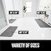 Gorilla Grip Bath Rug, 44x26, Thick Soft Absorbent Chenille Rubber Backing Bathroom Rugs, Microfiber Dries Quickly, Shaggy Machine Washable Mats, Plush Durable Rug, Bathtub Shower Floor, Ivory Cream