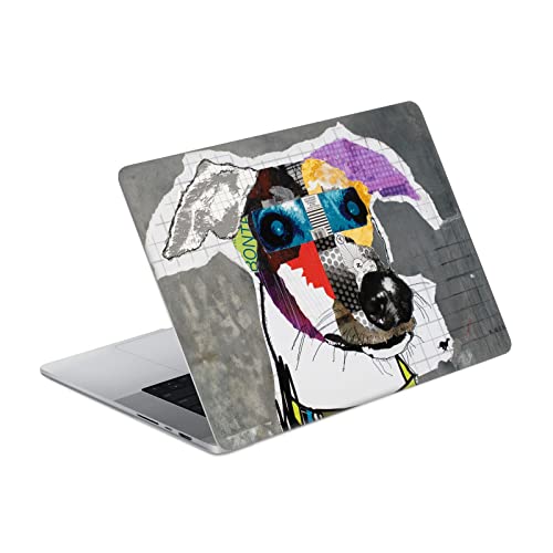 Vinyle autocollant Michel Keck Greyhound Chiens compatible MacBook Pro 16 A2485 sticker protection
