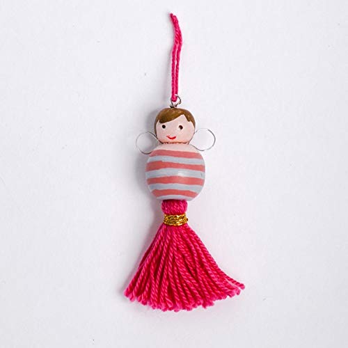 Miniblings Glücksbringer Handyanhänger Aus Holz - 10mm Glückspüppchen Handmade