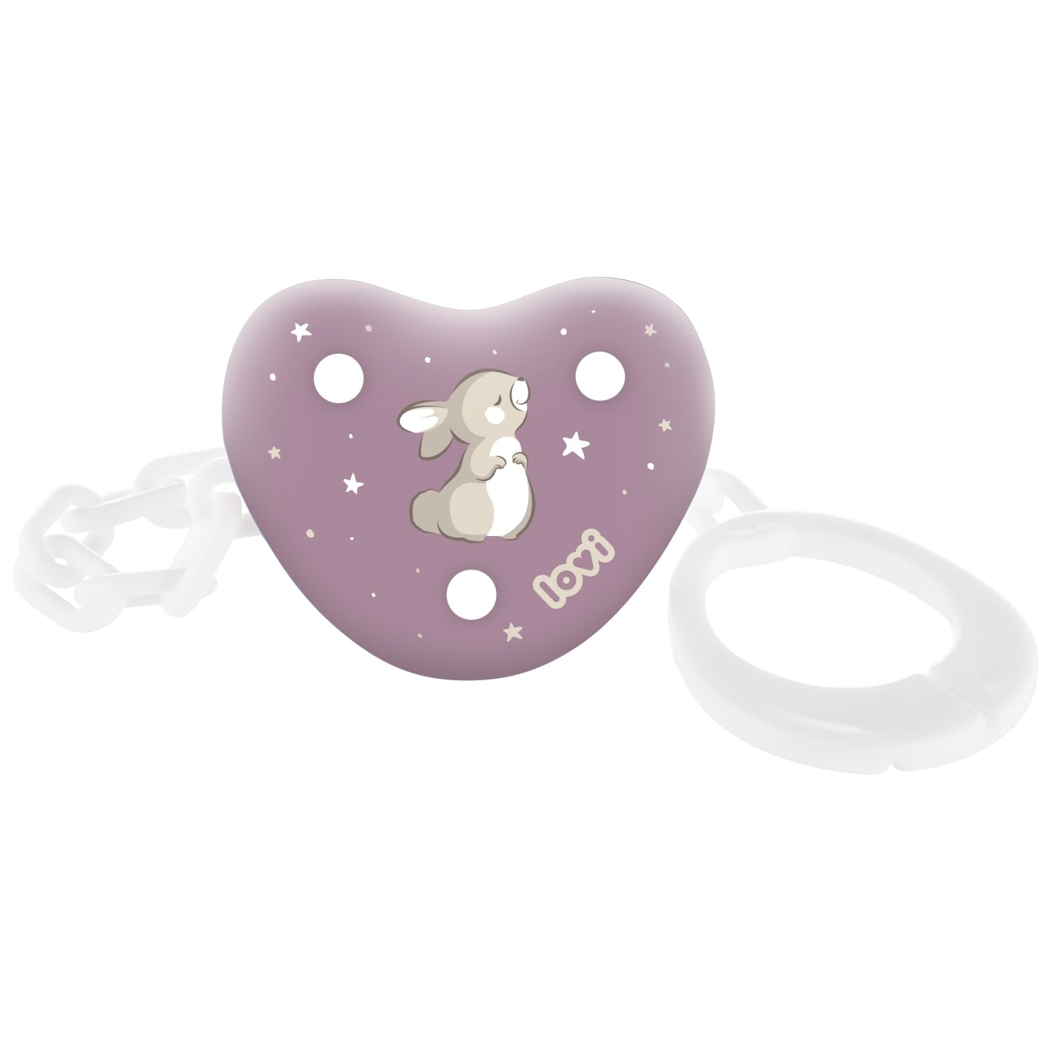 LOVI Night&Day girl pacifier chain