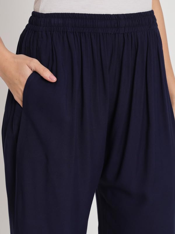 Image of Soft Colors Relaxed Fit Pocket Palazzo