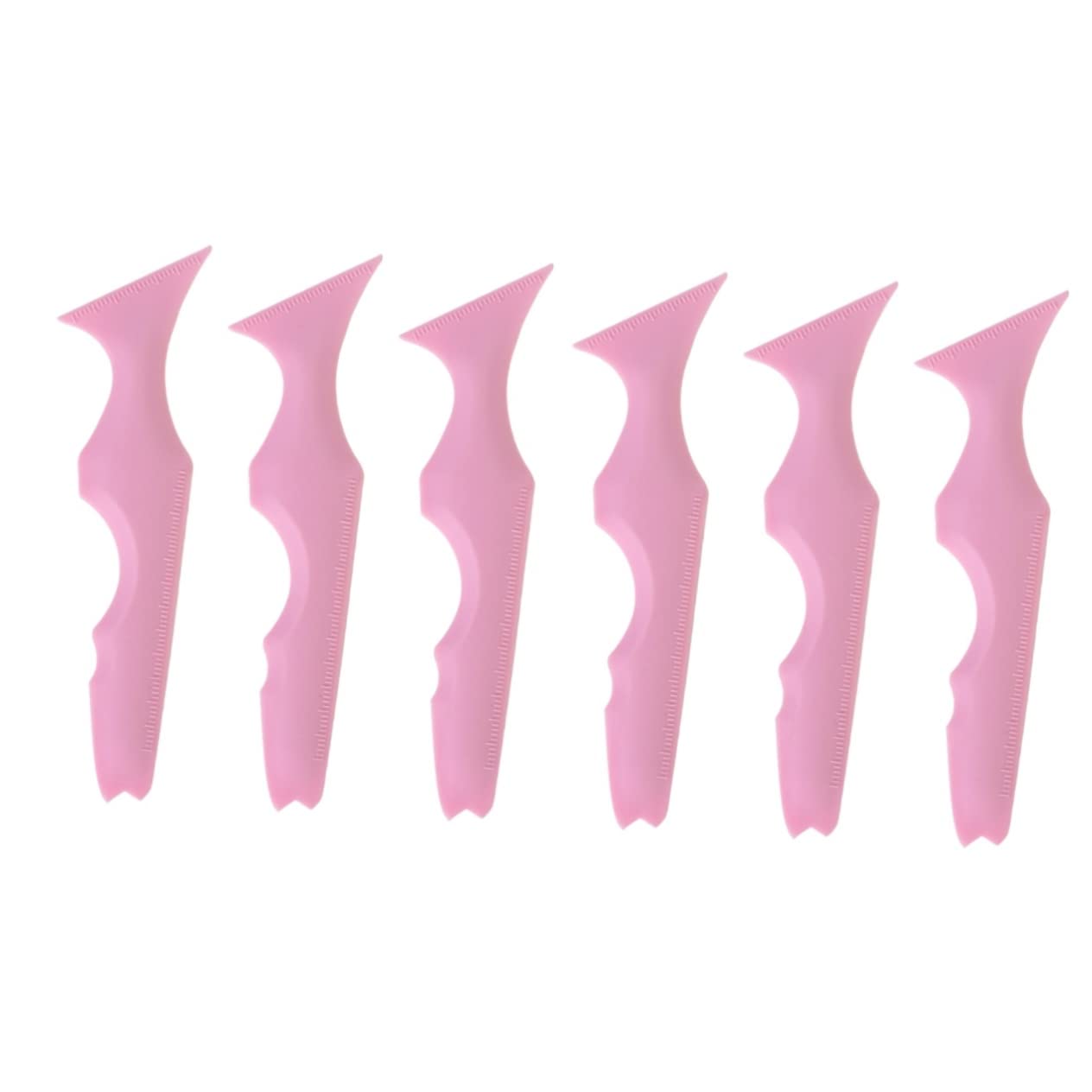 FRCOLOR 6pezzi Un Titolo Accattivante Per Vostro Prodotto Conforme Tutte Le Linee Guida Fornite Stencil Per Eyeliner Silicone Strumento Pratico Per Ombretto e Trucco Occhi Design