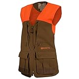 Beretta Women's Retriever Field Upland Lightweight Hunting Vest, Blaze Orange/Tobacco, XX-Large