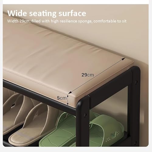 Banc avec rangement à chaussures pour libérer l'espace du salon