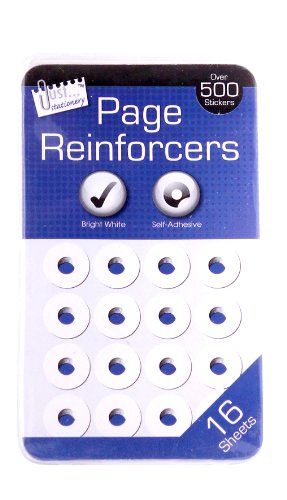 Just stationery Hole Reinforcers Label White 5930/72
