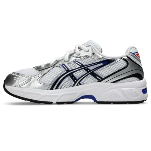 ASICS Kid's GEL-1130 Grade School Sportstyle Shoes, 7, White/Prussian Blue4