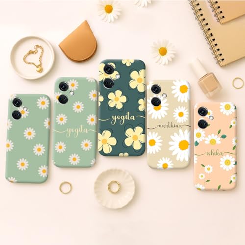 Image of COLORflow Back Cover Compatible with OnePlus Nord CE 3 5G | Daisy Bloom Customized Back Cover Compatible with OnePlus Nord CE 3 5G