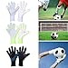 Shurhome Latex Finger Gloves Football Goalkeeper Protective Gear Outdoor Sports Equipment S