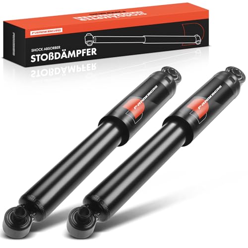 Image of Frankberg 2x Shock Absorber Strut Rear Left Right 454mm Gas pressure Compatible with Stilo Multi Wagon 192 1.4L-1.9L 2003-2008 Replace# 344452,50701243