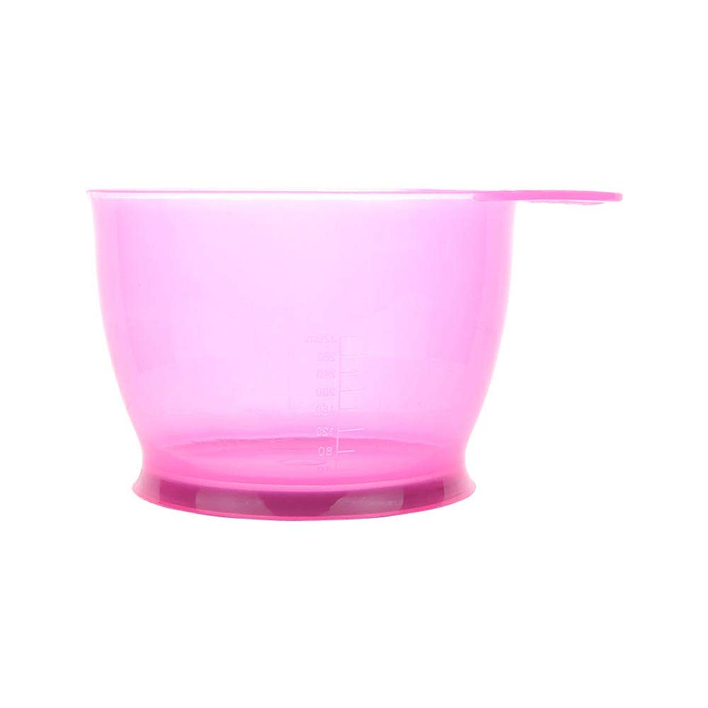 POFET Haarfärbe-Set – Schüssel & Pinsel Aus Kunststoff, Rosa, Für DIY-Färben Oder Salon