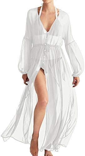 Women Bathing Suits Long Swimsuits Cover Up Kaftan Tunic Loose Maxi Kimono Beach Casual Dress