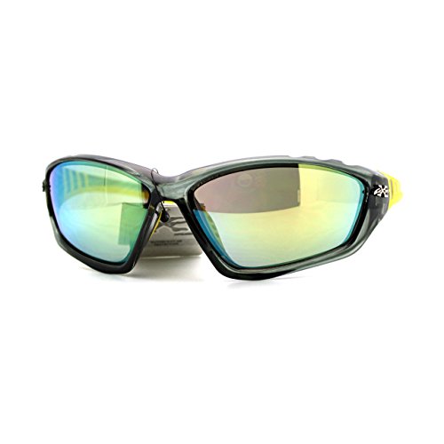 JuicyOrange Xloop Sports Sunglasses Oval Wrap Around Unisex Frame Rubber Nose