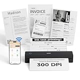 HPRT Portable Printer Wireless for Travel, Inkless Bluetooth Thermal Printers for iOS, Andorid, Laptop, PC, 300 DPI Mobile Printing Supports 8.5'x 11'US Letter & A4, A5 for Office/Home/School/Vehicles