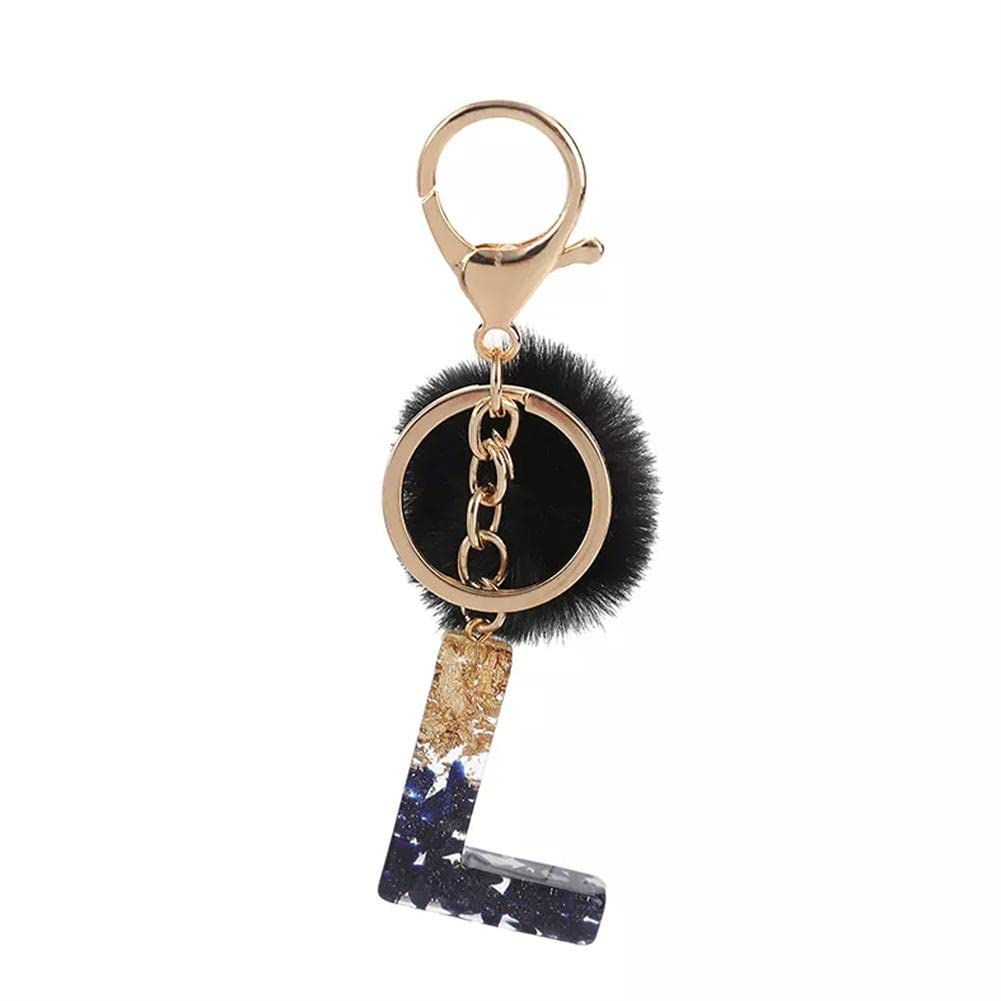 PATIKIL Letter Keychain, Portachiavi Lettera Iniziale, Portachiavi