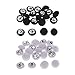 non-brand 20 Piezas Botón Cubierto de Tela Hebilla para Coser Scrapbooking -...