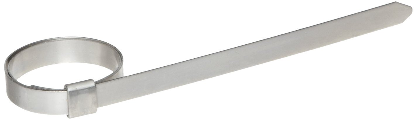 BAND-IT JS2409 Junior 1/4" Wide x 0.020" Thick, 13/16" Diameter, 201 Stainless Steel Smooth I.D. Clamp (100 Per Box)