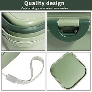 Collapsible dog water bowl portable dog bowl for traveling 2 in 1 pet food and water feeder  travel dog bowls with lid for walking traveling camping and hiking   cucciolini doodles