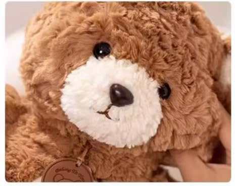 Image of SCOOBA Pluffy CharmBear Soft Toys 35cm for Kids Babies (CharmBear Brown)