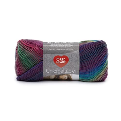 Image of Red Heart Boutique Unforgettable Stained Glass Yarn - 3 Pack of 100g /3.5oz - Acrylic - 4 Medium (Worsted) - 270 Yards - Knitting /Crochet