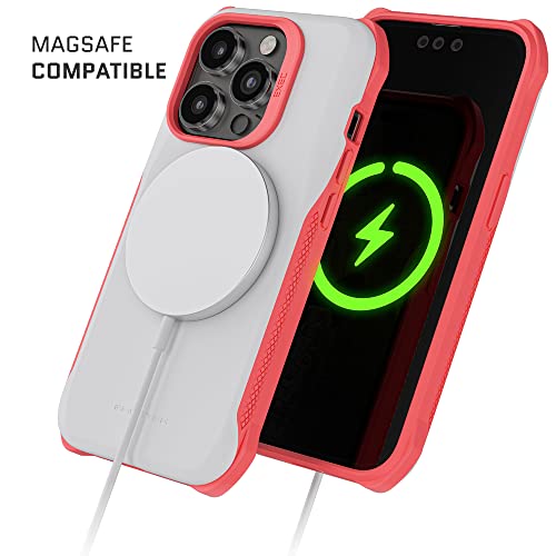 Funda iPhone 14 Pro con tarjetero Ghostek EXEC EXEC de color rosa compatible con MagSafe 5