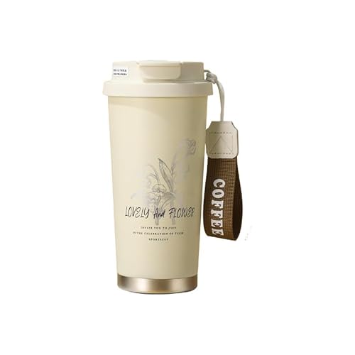 �^���u���[ �X�g���[�t�� �Z���~�b�N �W�t�� �����^�� ���� �Y�_�Ή�530ml ������ �����iOK ���ڂ�Ȃ� �X�e�����X ���킢�� �ۗ� �ۉ� �R�[�q�[�J�b�v �}�O�J�b�v �􂢂₷�� �l�C ������� (�z���C�g��) [���s�A���i]