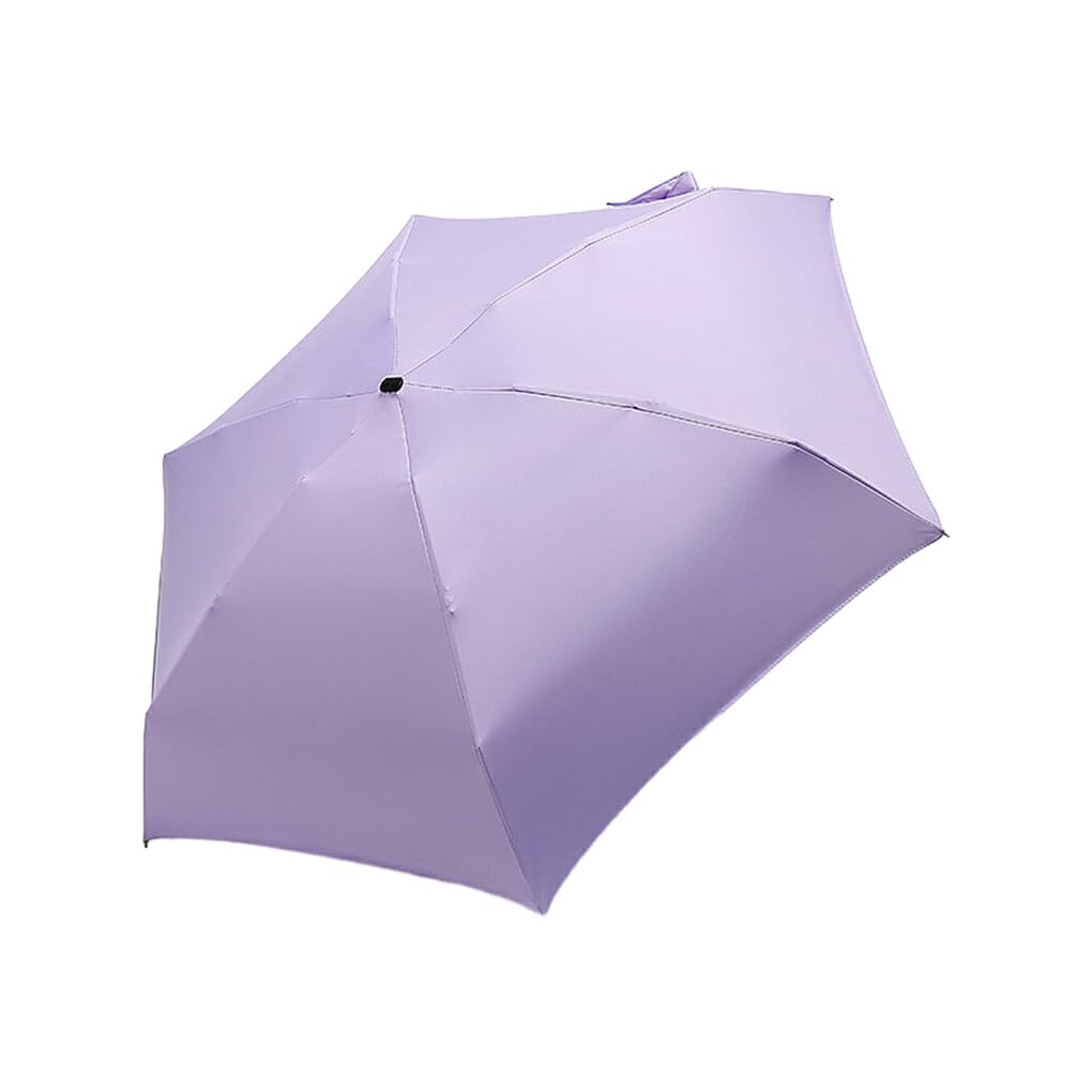 rongweiwang Disassembly Sun Umbrella For Easy Storage And Travel Folding Sun Umbrellas Rainproof Umbrellas Easy To Storage, purple