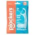 Plackers Twin Line Floss Picks with Tuffloss Fiber & FlipPick, Intense Mint, Double-Line Flosser for Effective Plaque Removal, 75 Count