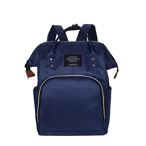 Diaper Bag Multi-Function Waterproof Travel Backpack Nappy Bags for Baby Care, Large Capacity, Stylish and Durable (Blue)