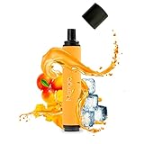PAIDE P Pod Desechable Sin Nicotina. Cigarrillo Electrónico Hasta 600 Caladas. Vapeador Con Tapón Protector. Vaper Desechables De Sabores (Mango)