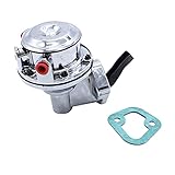Farbe: Chrome Crying Fit für BBC Big Block Chevy 396 454 Chrom Mechanische Straßenstreifenpumpe Hohe Volumen