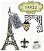 Rayher 58442000 Lot de 5 sacs de Paris avec point de collage SB autocollants décoratifs