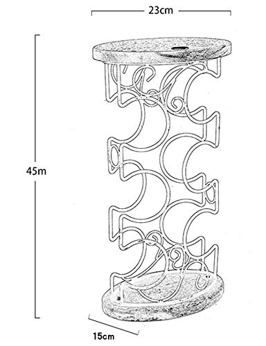 Soporte de mesa para botellas de vino para 6 botellas miniatura 2