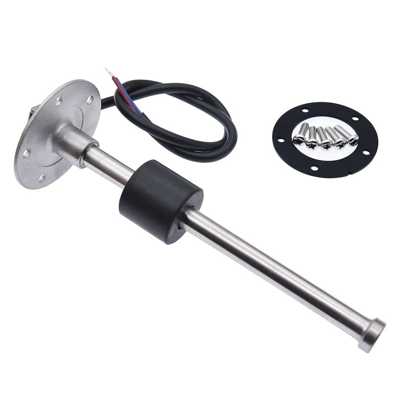 JINGERL 7色バックライト燃料ゲージ0〜190オーム燃料レベルセンサーボートRVキャンピングカー12V 24Vに適しています