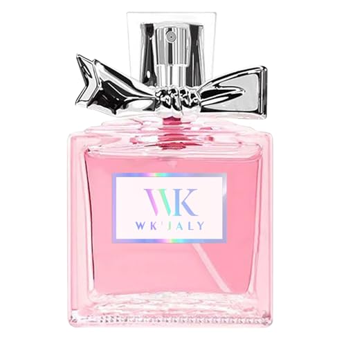 WK JALY Natural Women Perfume, With Notes of Bergamot, Sandalwood, Musk, Amber, Long Lasting Fragrance Parfum, 50ml