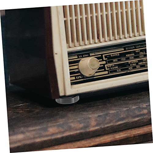 DIYEAH Almohadillas de Aislamiento para Altavoces y Subwoofer, Pies Antirresonancia de Metal 40x12 Mm, 4 Piezas, Color Negro, Accesorio para Audio en Hogar, Absorbe Vibraciones para Equipos HiFi - imagen 3