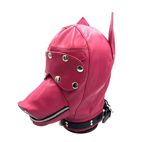 Coiffe d'Halloween pour chien avec cache-yeux réglable pour costume adulte